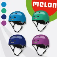 在飛比找momo購物網優惠-【MELON】瓜瓜安全帽-彩虹系列-綠色/藍色/靛色/紫色 