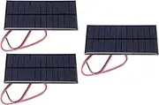 6V 1W Solar Panel Module Polycrystalline Silicon with 30cm Cable, for Solar Energy Experiments and DIY