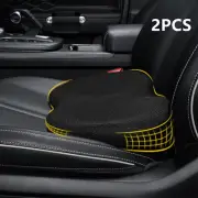 2PCs Car Seat Cushion Memory Foam Sciatica&Back Pain Relief for Car Seat Driver