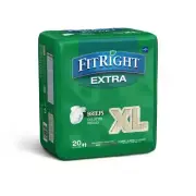 FitRight Extra Cloth-Like Adult Briefs, Size XL - Qty 80 - FITEXTRAXLG