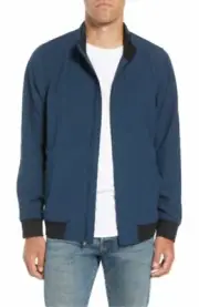 $154 Travis Mathew, Ridgley Regular Fit Jacket, BLUE,Size M