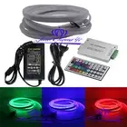 DC12V 5050 RGB Flex solf led neon rope strip+RGB controller+5A 12V power