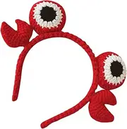 [HOOTNEE] Cartoon Crab Headband Children's Party Headwear Comfortable Hair Band for Girls