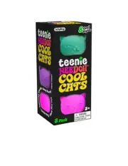 NeeDoh Squeeze Teenie Cool Cats Stress Toys 3-Pack By Schylling Ages 3+