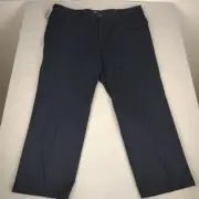 Dockers Khakis Pants Mens 44x30 Straight Flat Classic Fit Navy Blue NEW