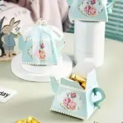 10pcs Vintage Teapot Shape Candy Gift Boxes Gift Packaging Box Holiday Decor