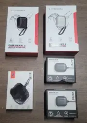 Ends 6/16 11AM PST 2 Pure Pocket 2 + Shellbox AirPods Cases Pivet Series 1 2,3