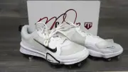 Nike Force Zoom Trout 9 Pro Baseball Cleats Platinum FB2907-102 Men Size 7