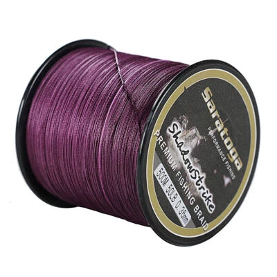 8 Strands Purple Extreme Dynema PE Braid Fishing Line 100M 300M 1000M 2000M