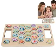Memory Matching Game for Kids | Matching Chess Board Game - Cartoon Pattern Early Developmental Playset, Logical Thinking Toys for Children Aged 3+
