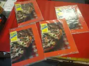 16 lot vintage fun food pizza book covers Ambassador 4 unopened NEW old stock