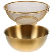 Washing Bowl Kefir Strainer Basin and Set Mixing with Colander
