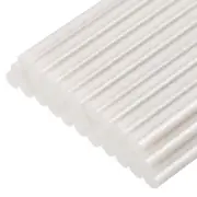 30pcs Mini Hot Glue Gun Sticks 4" x 0.43" for Glue Gun Metallic White