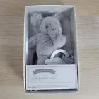 Pottery Barn Kids Pacifier Paci Holder Baby Elephant Stuffed Plush PB Kids NEW