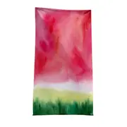Red Green Seedless Watermelon Beach Towels