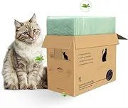 45 PCS Cat Pee Pads, Generic Refills for Tidy Cats Breeze Litter System, Fresh Scented Cat Liner Pads for Litter Box, Super Absorbent Cat Pads (45PCS)