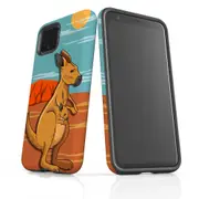 For Google Pixel 4 XL Case Armour Protective Cover Lovely Kangaroo