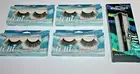 Ioni Wispy Lightweight 3D Faux Mink Lashes Lot Of 4 In Box + Eyeliner Pencil