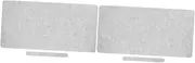 JECOMPRIS 2pcs Versatile Desk Rug Large Felt Pad Non-Slip Office Desk Mat for Home Office