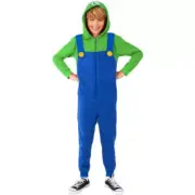 Nintendo Luigi Kids One Piece with Front Zipper Size 2-4