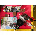 LEGO樂高。絕版二手CASTLE城堡系列、NINJA忍者2507火龍鈦龍、創世神 MINE CRAFT掠奪獸、終點之龍