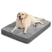 Waterproof Dog Beds Large Medium Sized Dog, Large-CRATE(35x22x3) Grey