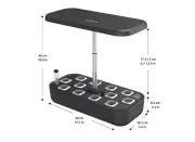 Indoor Hydroponic Growing System 12-Pod Black - Aeroponic Starter Kit