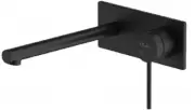 Oliveri VENICE STRAIGHT WALL MIXER SET 200mm Spout, Lever Handle MATTE BLACK