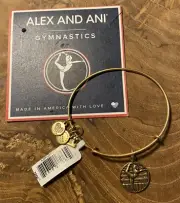 NEW!! AUTHENTIC ALEX AND ANI GYMNASTICS RAFAELIAN GOLD BANGLE