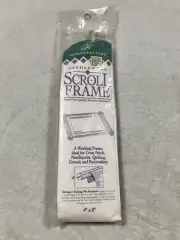Homecrafters Needlework Wood Scroll Frame 4X8 Crewel Embroidery Cross Stitch