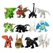 How To Train Your Dragon 12pcs PVC Toy Set Cake Topper US Seller Free Shipping