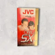 JVC VHS VCR Cassette Tape T-120 SX 6 Hour Blank Premium Quality Sealed
