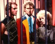 Doctor Who Autograph: COLIN BAKER, GERALDINE ALEXANDER & JASON CONNERY Signed