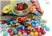 1 Bottle of Star Shape Sealing Wax Sticks Beads for Wax Seal Stamp (Colorful)