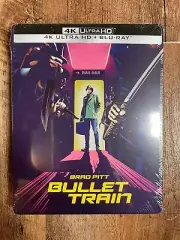 Bullet Train w. Steelbook (4K UHD + Blu-ray, EU Import, Region Free) *NEW*