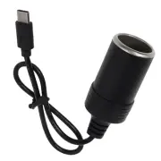 USB-C Type To Car Cigarette Lighter Socket Converter Adapter Plug 45W PD charger