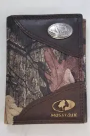 ZEP PRO NCAA Missouri Tigers MOSSY OAK Camo Trifold Wallet Tin GIFT Box