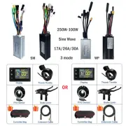 E-bike 36V/48V 17A 26A 30A SineWave Controller+LCD Display+PAS+Throttle 7in1 Set