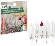 Christmas Lights Replacement Bulbs Clear Incandescent for String, Icicle, Net