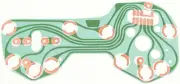 OER 6290070 Instrument Cluster Printed Circuit Board 1967-1968 Camaro & Firebird