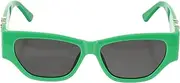 [CATIEBYE] Quality Pc Material Retro Sunglasses Fashionable Cat Eye Glasses for Men Letter Decor