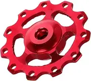 BESPORTBLE Bicycle Guide Wheel Rear Guide Wheel Derailleur Pulley Wheels Derailleur Tool Wheel Chock Tie Down Kit Single Speed Cog Blind Bearing Puller Kit Pulley Wheel Kit Alloy Black