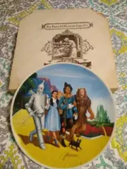 Knowles Collector Plate Wizard of Oz The Grand Finale with Certificate