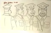 Fat Albert and the Cosby Kids 1972 Animation Production MODEL HAND DRAWN #4