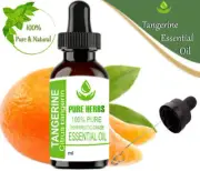 Pure Herbs Tangerine 100% Pure & Natural Citrus Tangerina Essential Oils