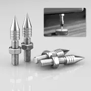 4PCS Stainless Steel Speaker Anti-Shock Spike Isolation Feet Absorber Stand Base