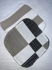 Baby Washer/mini Burp Cloth .new Handmade Unisex X 2