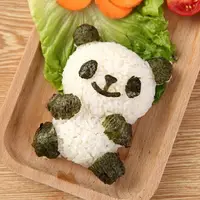 在飛比找樂天市場購物網優惠-[Hare.D]熊貓造型飯糰模具 貓熊 DIY 飯糰 便當 