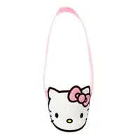 在飛比找樂天市場購物網優惠-小禮堂 Hello Kitty 矽膠手提杯套 粉 (少女日用