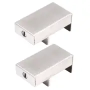 2pcs Sliding Window Security Locks with Keys Stainless Steel Window Lock